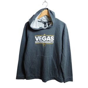 Adidas Vegas Golden Knights Pullover Hoodie Sweatshirt Mens Size 2XL Grey NHL